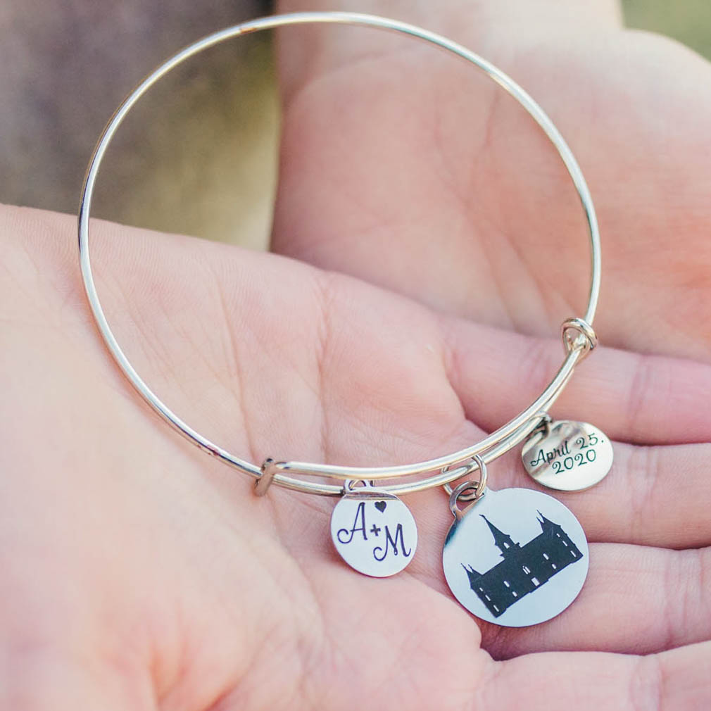 For Eternity Temple Charm Bracelet - LDP-CHB-CPN-CHN-CHN-SLV