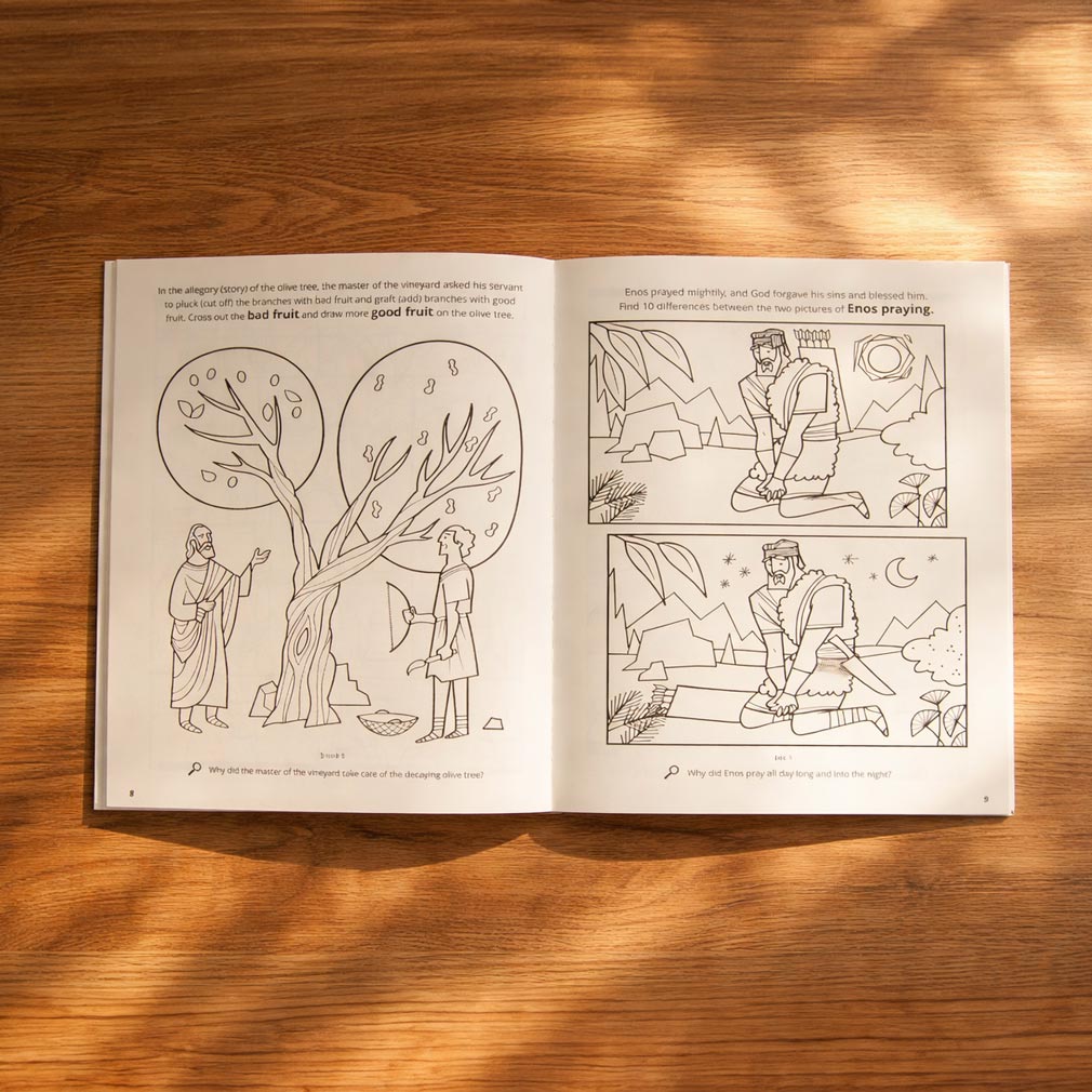 Scripture Stories Coloring Book: Book of Mormon - LDS-14025000