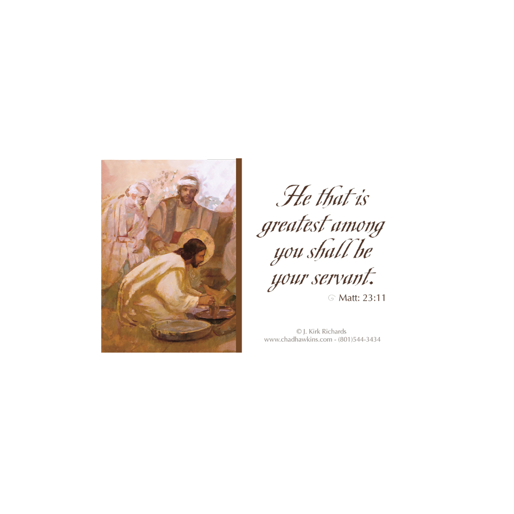 Greatest Among You Temple Recommend Holder - CH-RH266