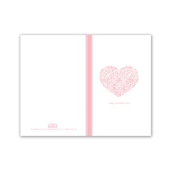 Heart Dots Valentines Day Card - Digital Download 