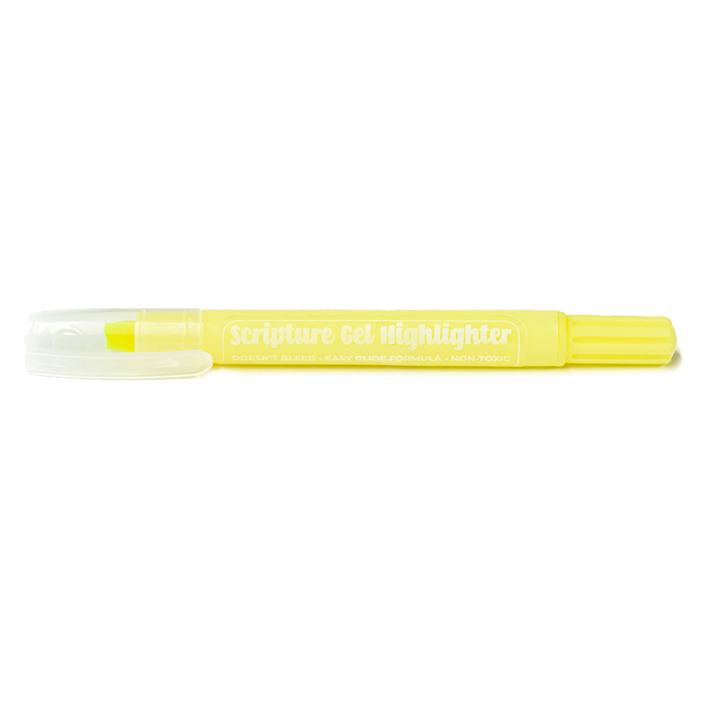 Yellow Scripture Gel Highlighter - LDP-GHIG-YLW
