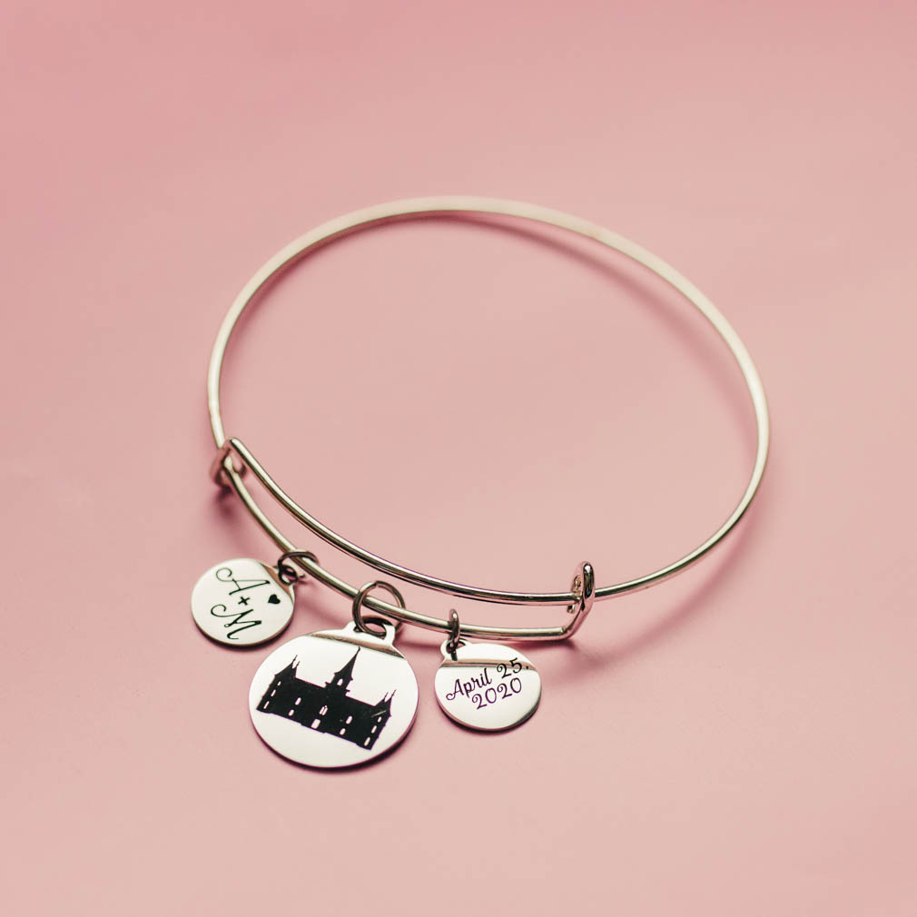 For Eternity Temple Charm Bracelet - LDP-CHB-CPN-CHN-CHN-SLV