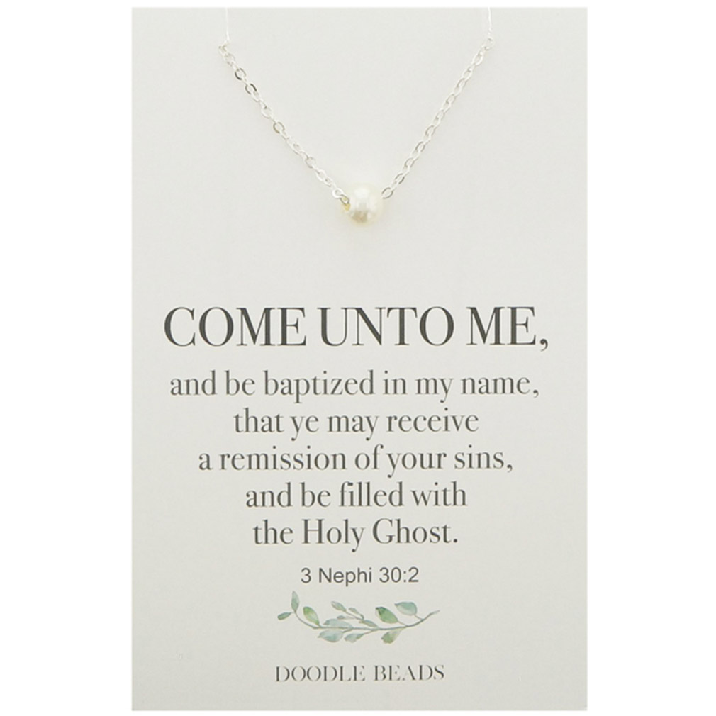 Pearl Baptism Necklace - DBS-MJ245