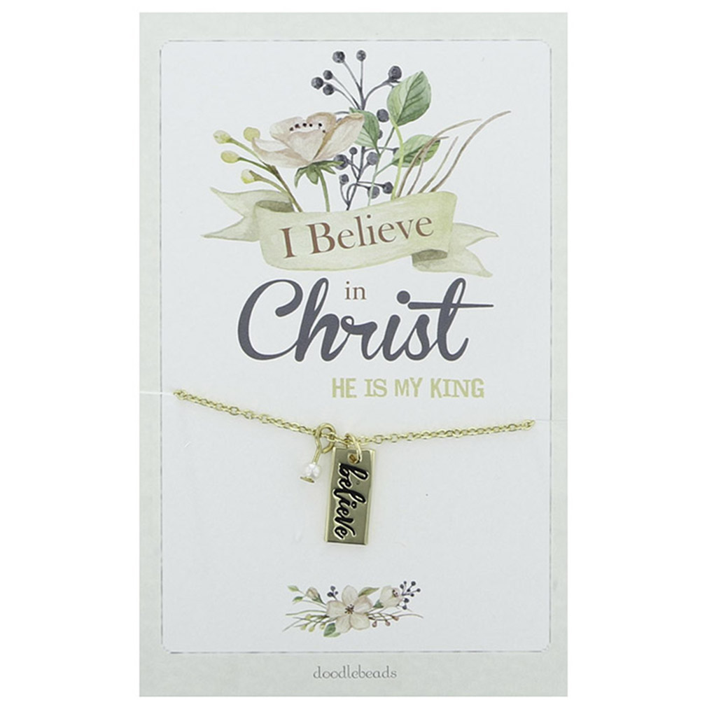 I Believe in Christ Necklace - DBS-MJ140
