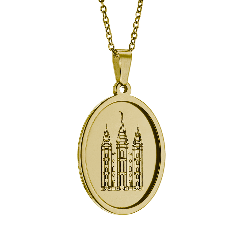 Salt Lake Temple Pendant Necklace - LDP-BPEN-SLCTEMP
