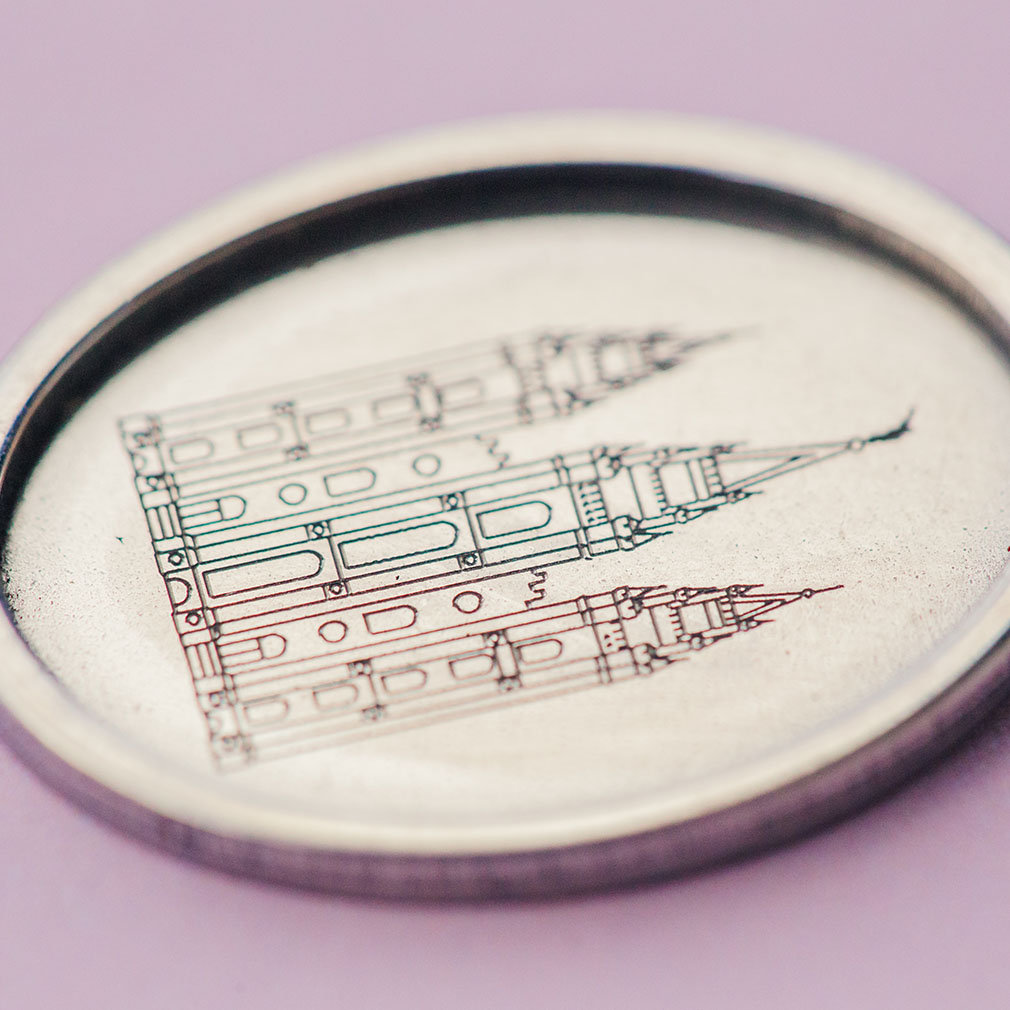 Salt Lake Temple Pendant Necklace - LDP-BPEN-SLCTEMP