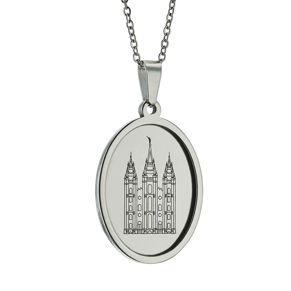 Salt Lake Temple Pendant Necklace - LDP-BPEN-SLCTEMP