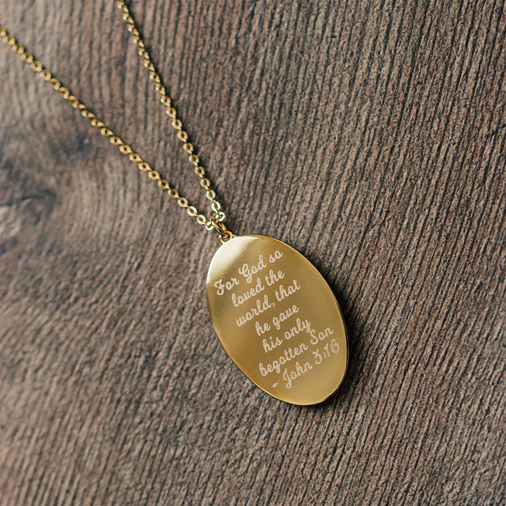 Christus Pendant Necklace - Silver/Gold - LDP-CHRIST-PEN