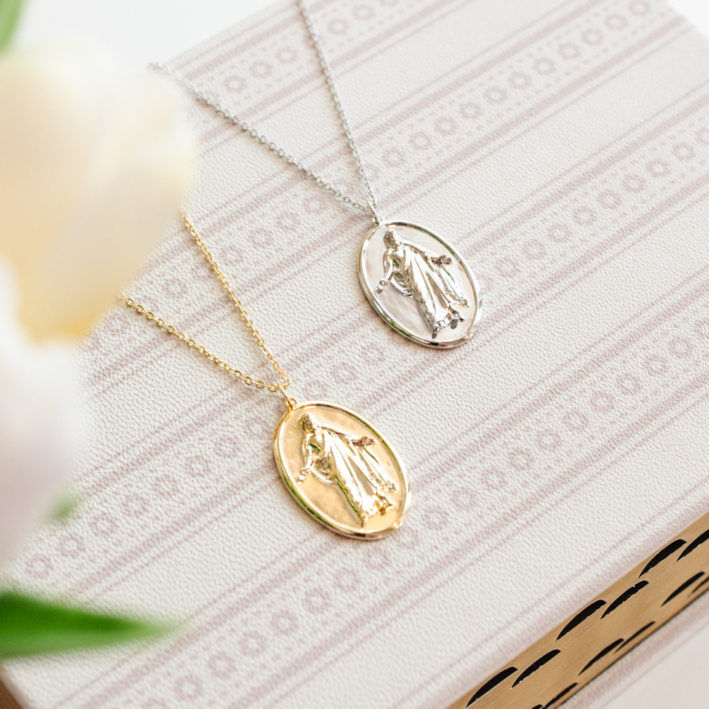 Christus Pendant Necklace - Silver/Gold - LDP-CHRIST-PEN