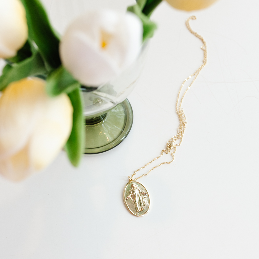 Christus Pendant Necklace - Silver/Gold - LDP-CHRIST-PEN