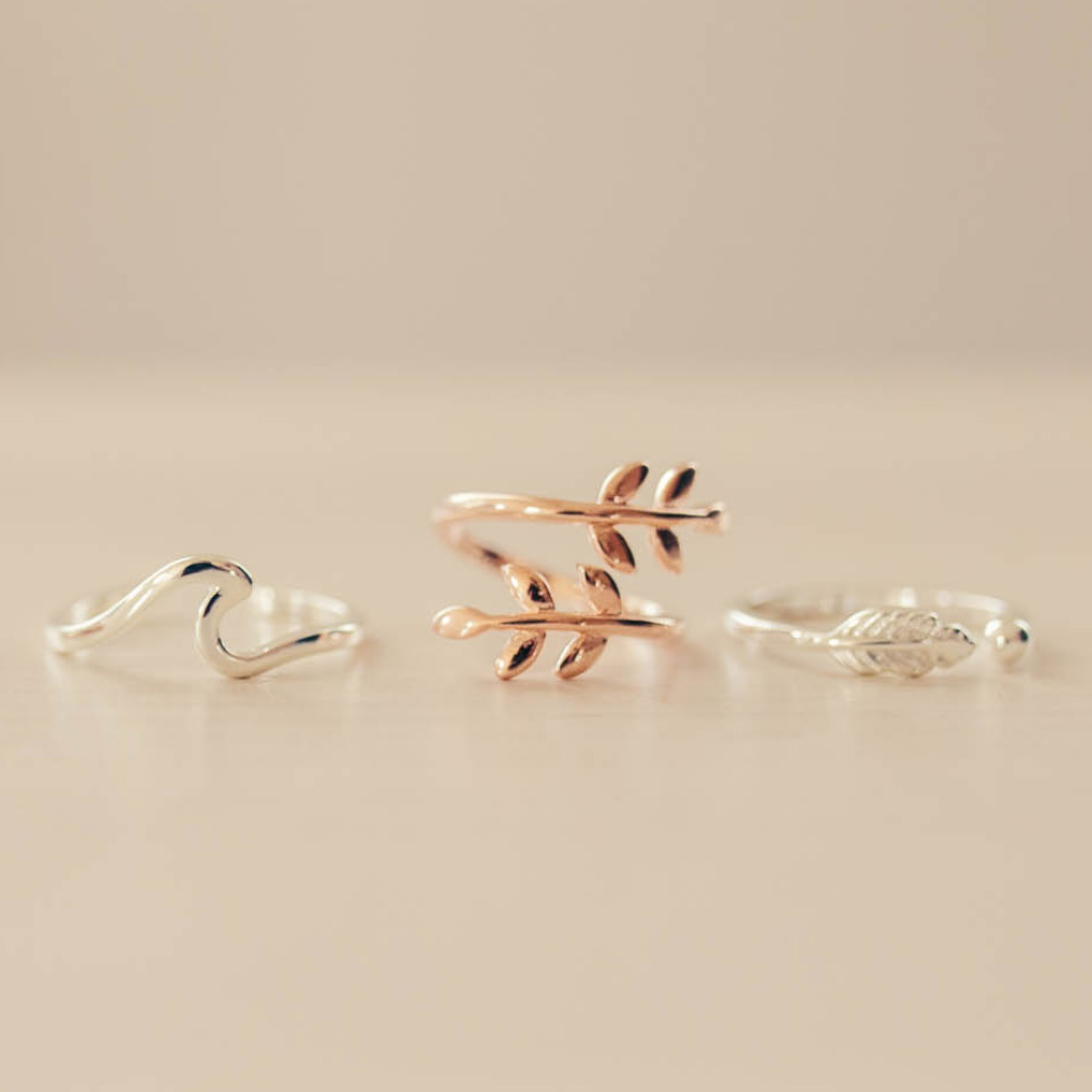 Adjustable Wave Ring - LDP-ADJWR