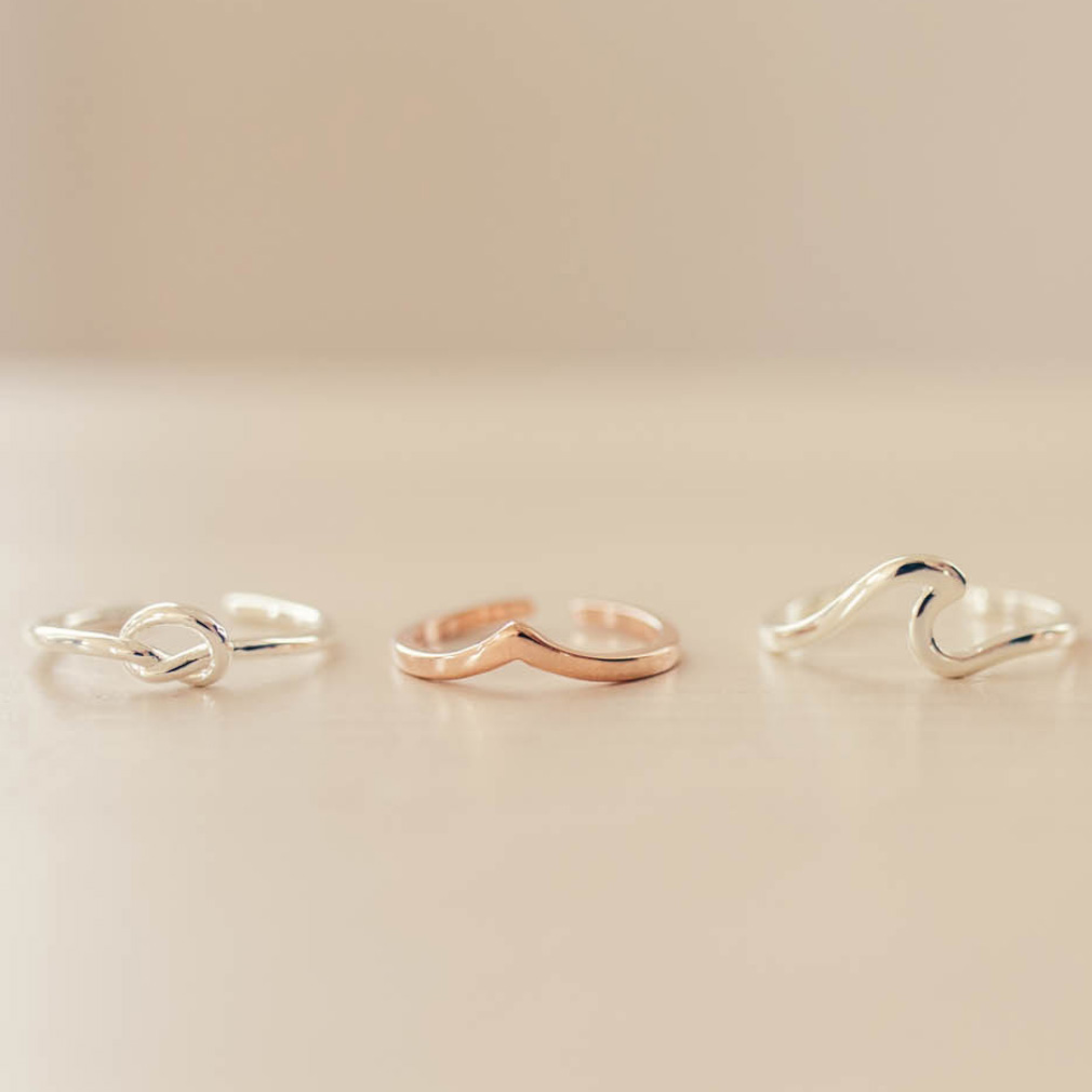 Adjustable Chevron Ring - LDP-ADJCR