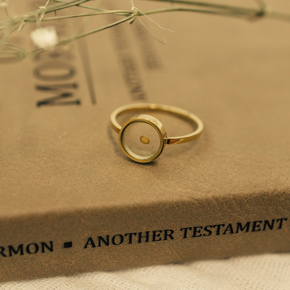 Circle Mustard Seed Ring - LDP-MSR-CIRC