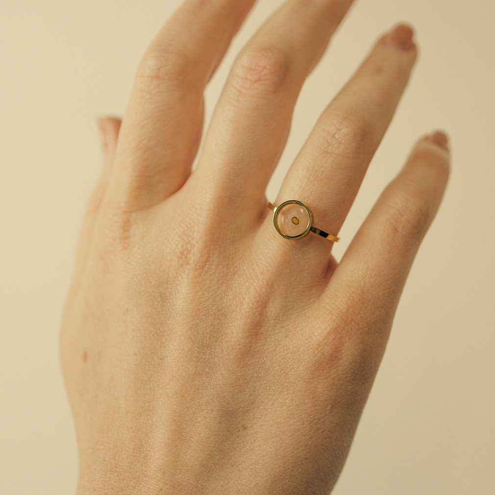 Circle Mustard Seed Ring - LDP-MSR-CIRC