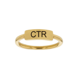 CTR Bar Ring bar ring, lds text bar ring
