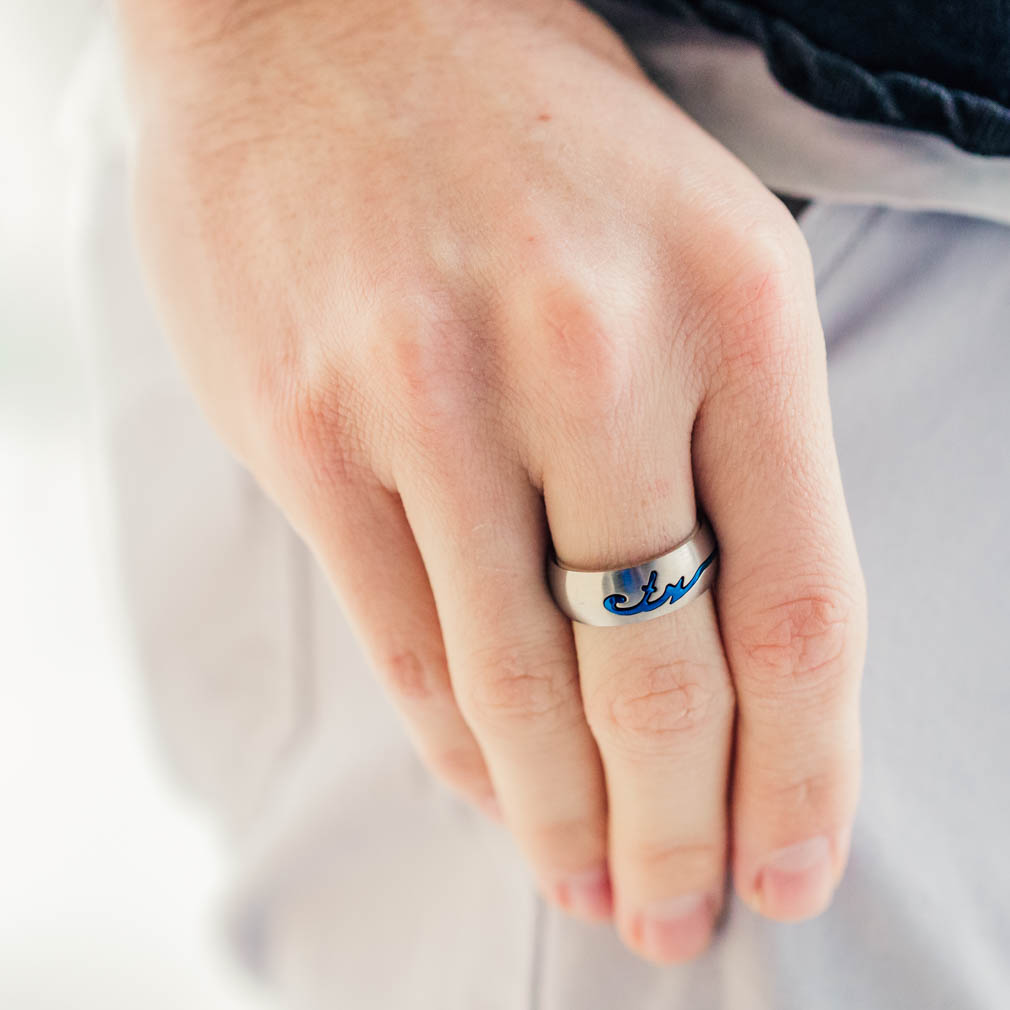 Blue Signature CTR Ring - RM-C12174
