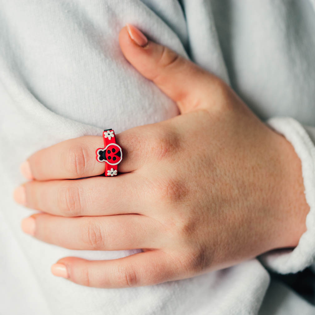 Adjustable Ladybug CTR Ring - RM-JRY260
