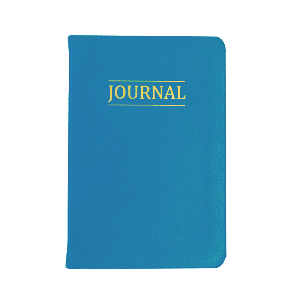 Hand-Bound Study Journal - Aqua Blue - LDP-HB-JRN-ABL