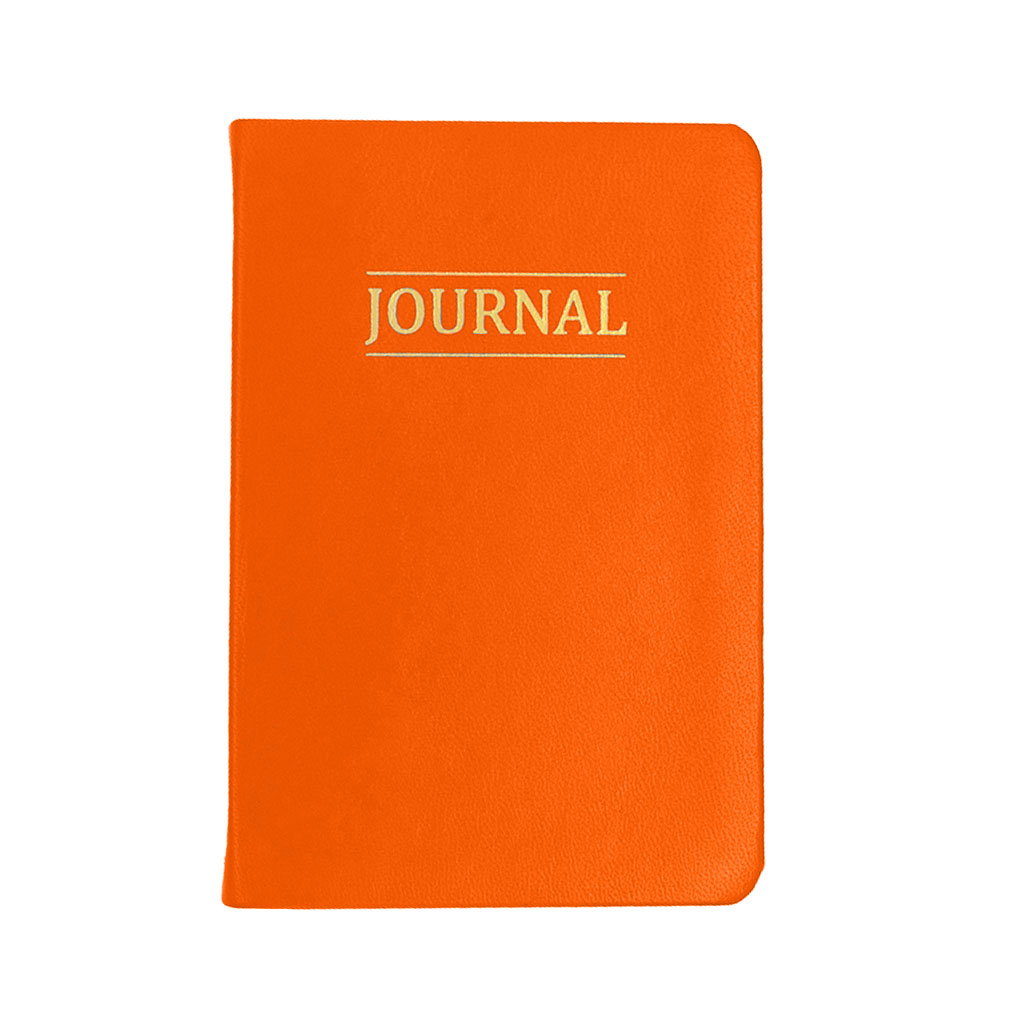 Hand-Bound Study Journal - Marigold Orange - LDP-HB-JRN-MRO