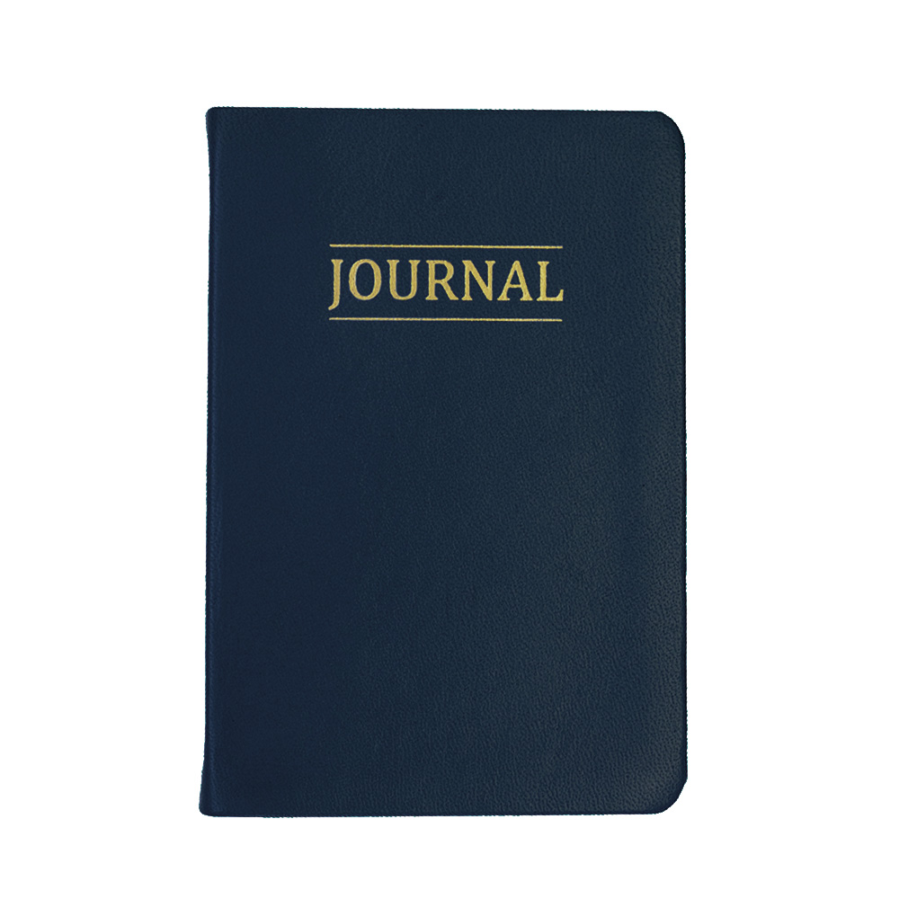 Hand-Bound Study Journal - Navy Blue - LDP-HB-JRN-NBL