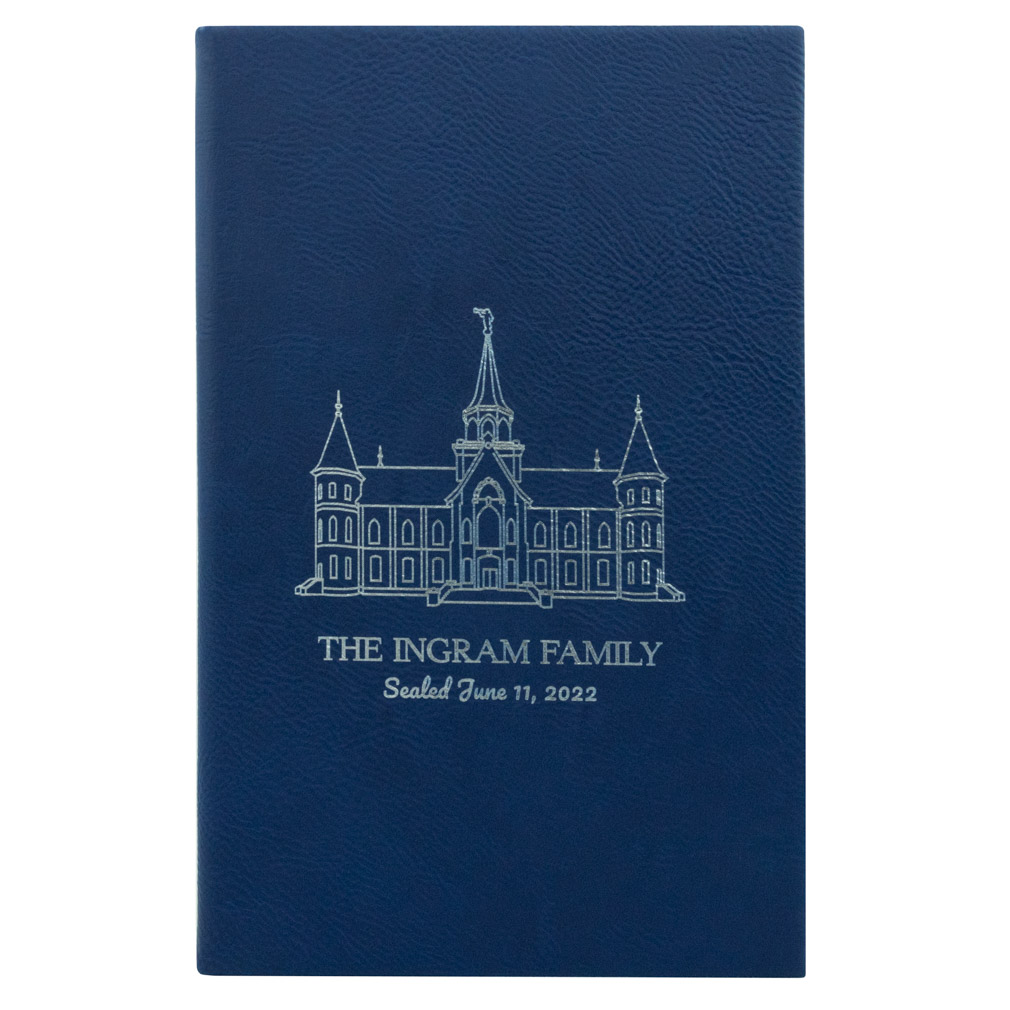 Personalized Temple Journal - 8 Colors - LDP-JRN-TEMPLE