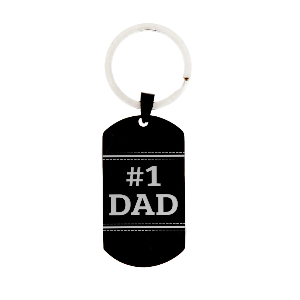 Father's Day Dog Tag Keychain - LDP-DTG-FD