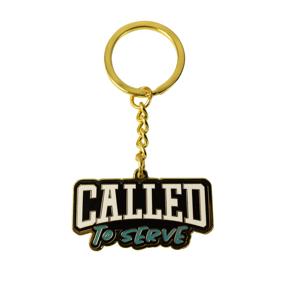 Called to Serve Enamel Keychain - LDP-KC-CTS