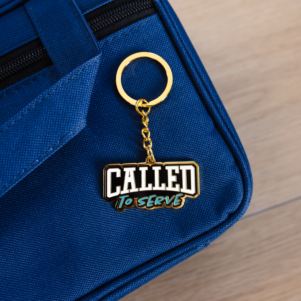 Called to Serve Enamel Keychain - LDP-KC-CTS