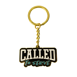 Called to Serve Enamel Keychain