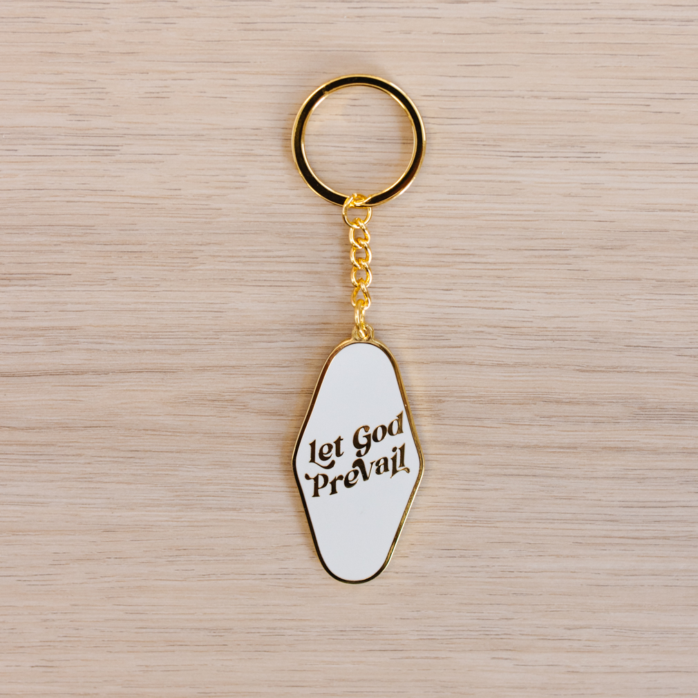 Let God Prevail Enamel Keychain - LDP-KC-LGP