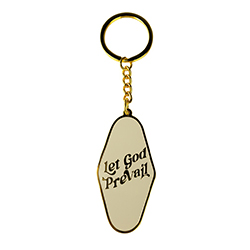 Let God Prevail Enamel Keychain