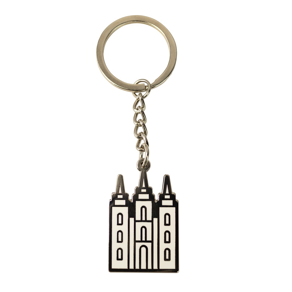Salt Lake Temple Enamel Keychain - LDP-KC-MTMP