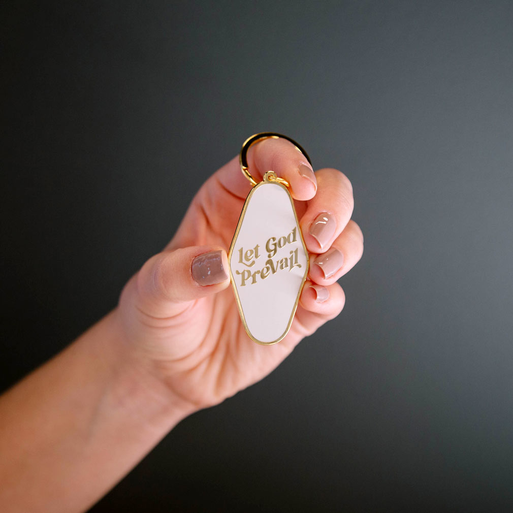 Let God Prevail Enamel Keychain - LDP-KC-LGP