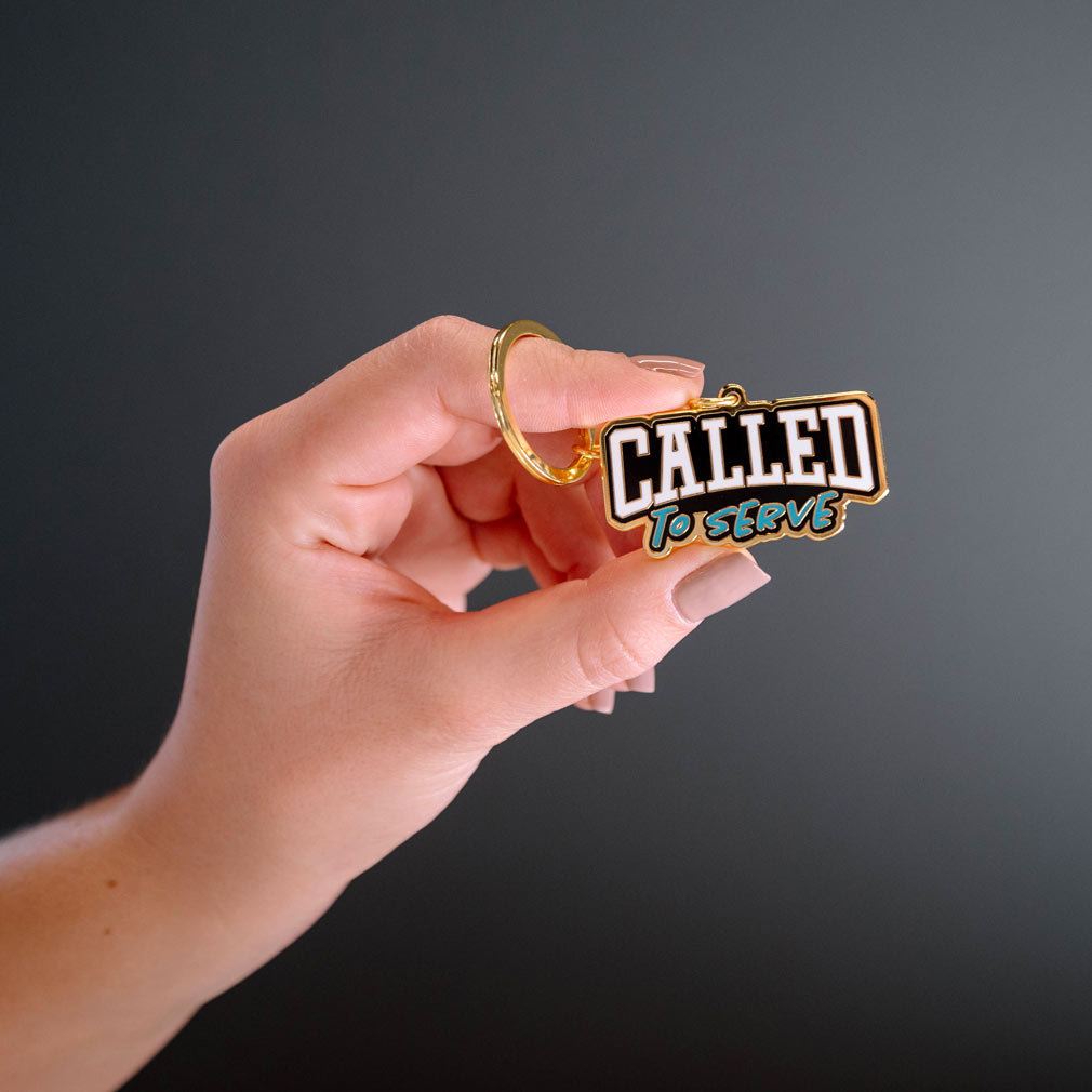 Called to Serve Enamel Keychain - LDP-KC-CTS