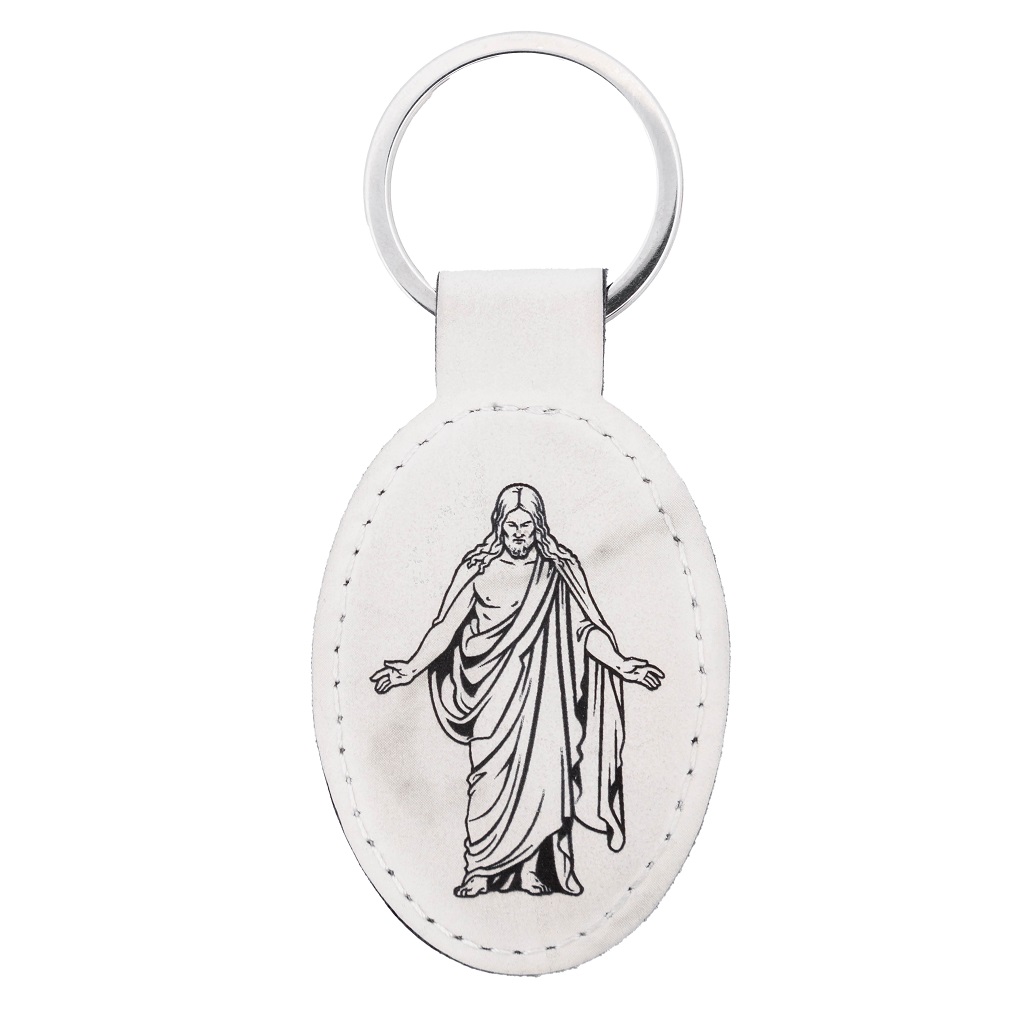 Christus Leatherette Keychain - LDP-LKC-CHR