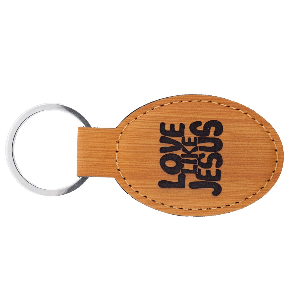 Love Like Jesus Leatherette Keychain - LDP-LKC-LLJ