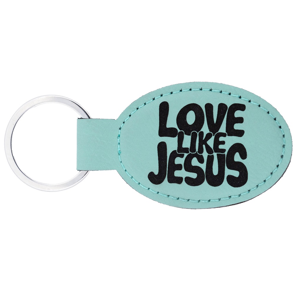 Love Like Jesus Leatherette Keychain - LDP-LKC-LLJ