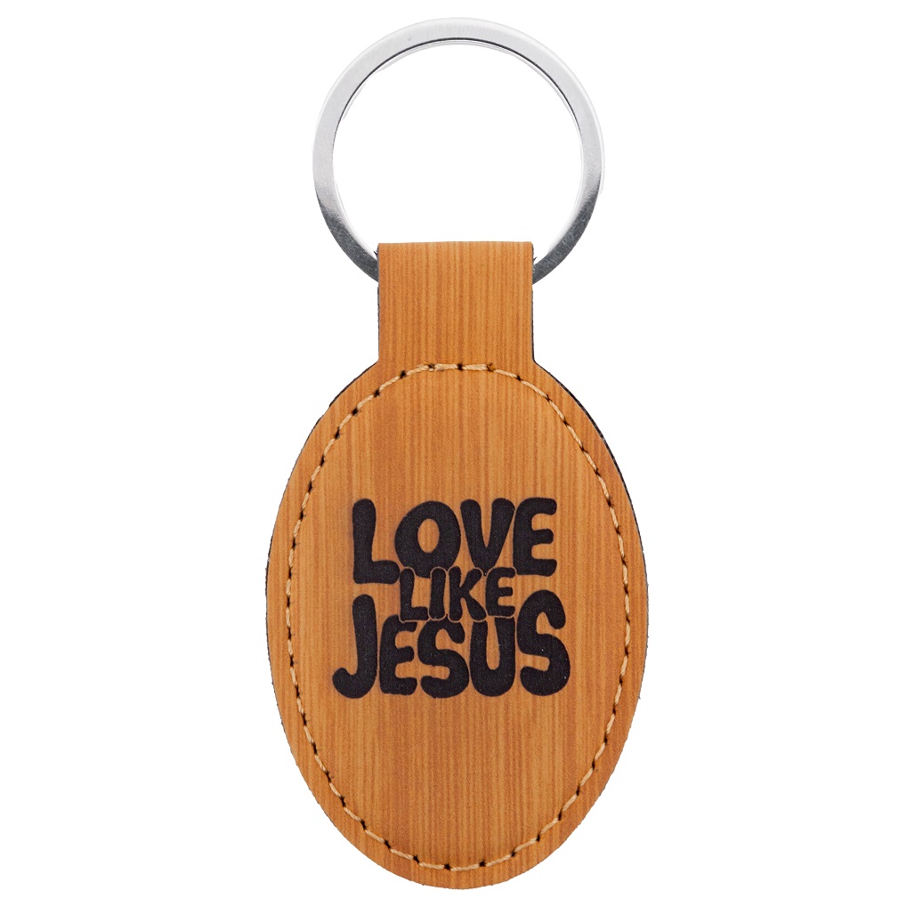 Love Like Jesus Leatherette Keychain - LDP-LKC-LLJ
