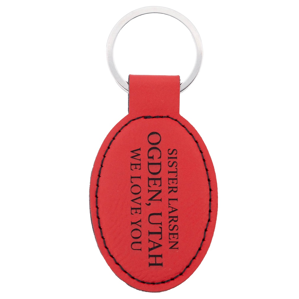 Missionary Tag Leatherette Keychain - LDP-LKC-MTG