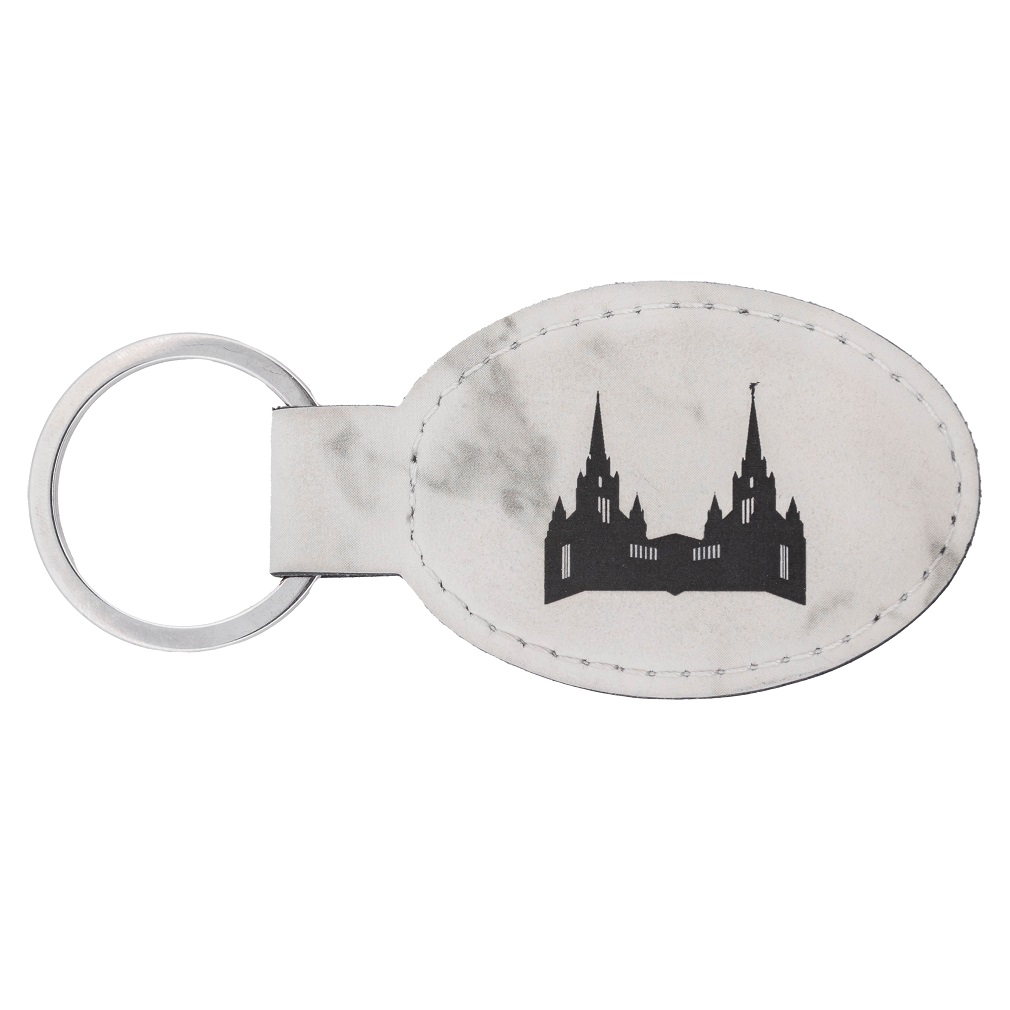 Temple Leatherette Keychain - LDP-LKC-TMP