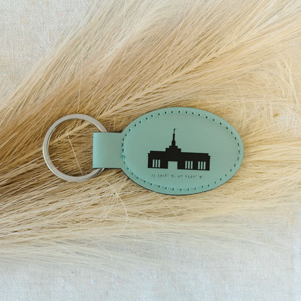 Temple Leatherette Keychain - LDP-LKC-TMP