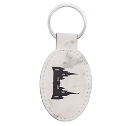 Temple Leatherette Keychain