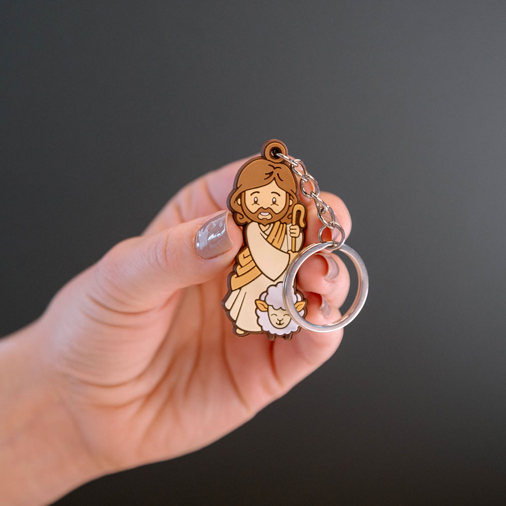 The Good Shepherd PVC Keychain - LDP-KC-TGS