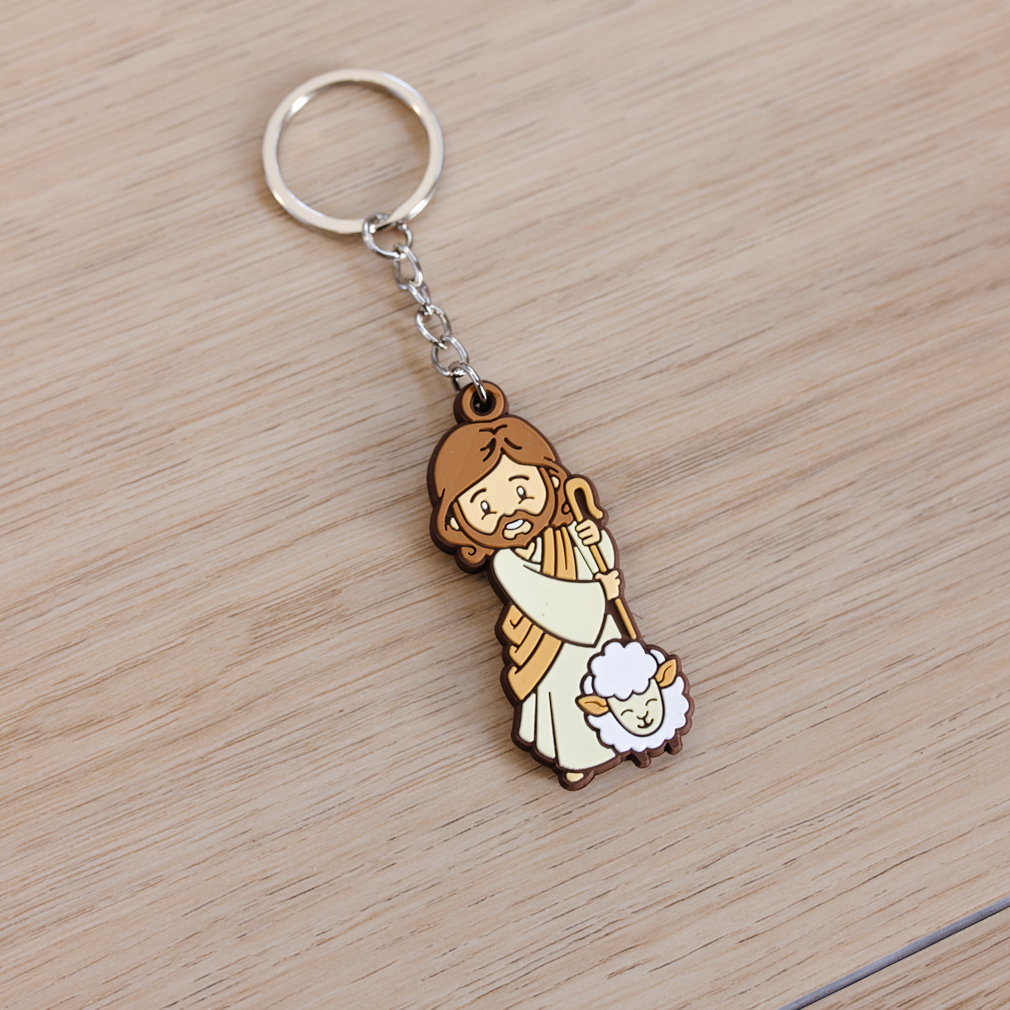The Good Shepherd PVC Keychain - LDP-KC-TGS