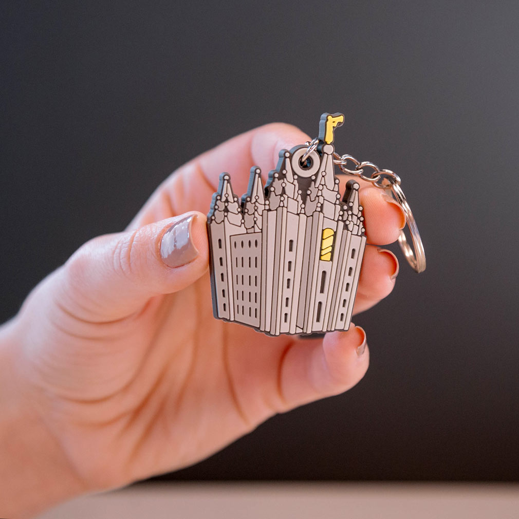 Salt Lake Temple PVC Keychain - LDP-KC-TC-PTMP