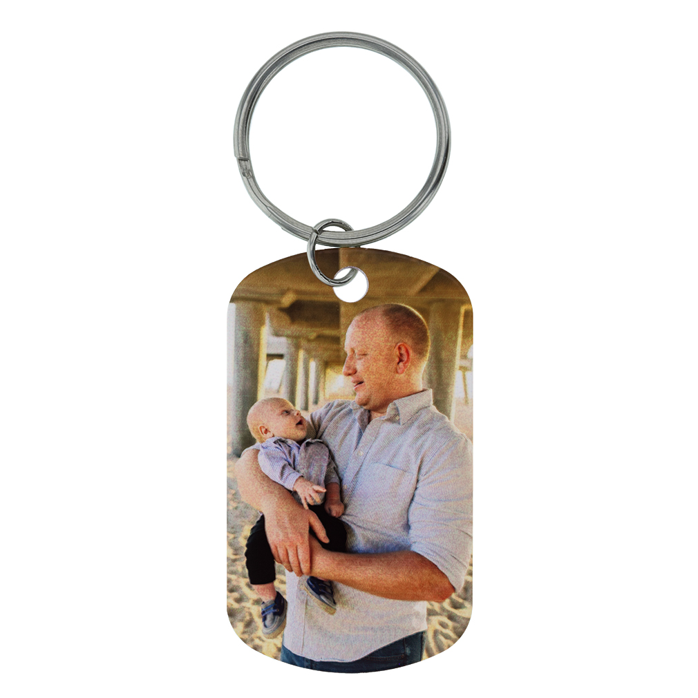 Personalized Photo Dog Tag Keychain - LDP-DTG-SUB-PHOTO