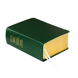 Pre-Made Hand-Bound Genuine Leather Quad - Emerald Green