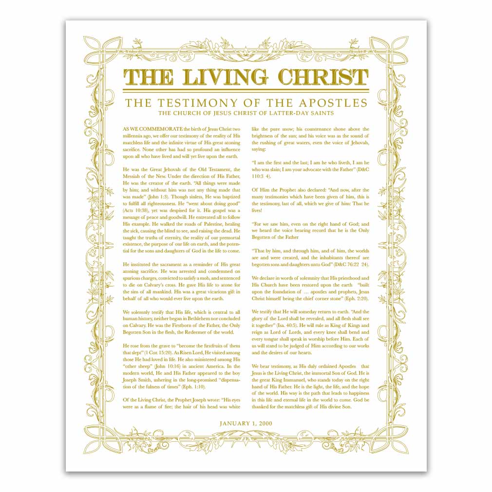 Leaf Outline Living Christ - LDP-LC282