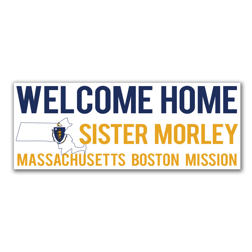 Flag & State Missionary Welcome Home Banner - LDP-MSPSTFLAGSTATE