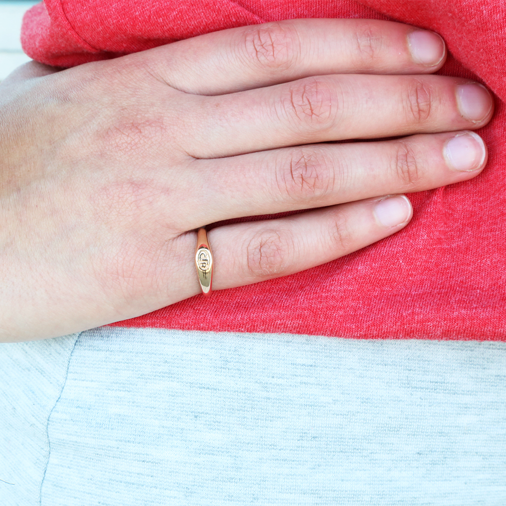 Micro Mini CTR Ring - Rose Gold - RM-C17070